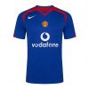 maillot Manchester United 2005/06 extérieur bleu Retro