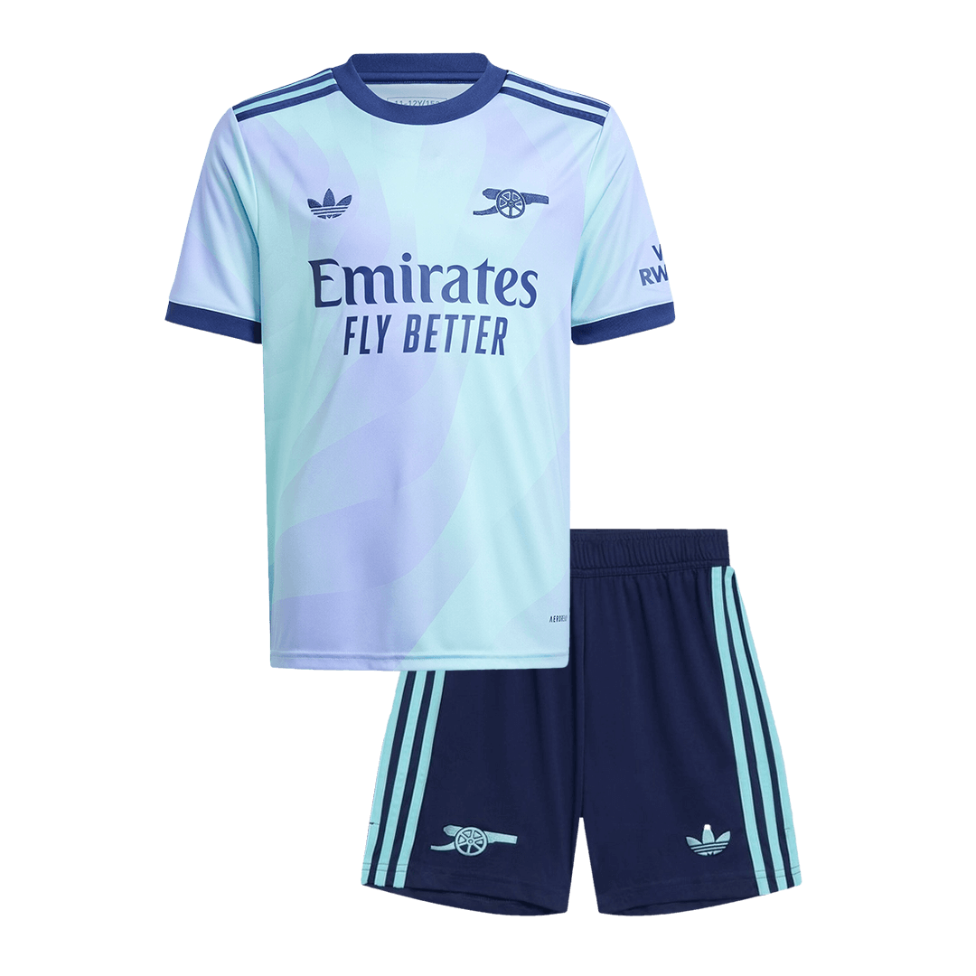 kit enfant Arsenal 2024/25 troisième bleu