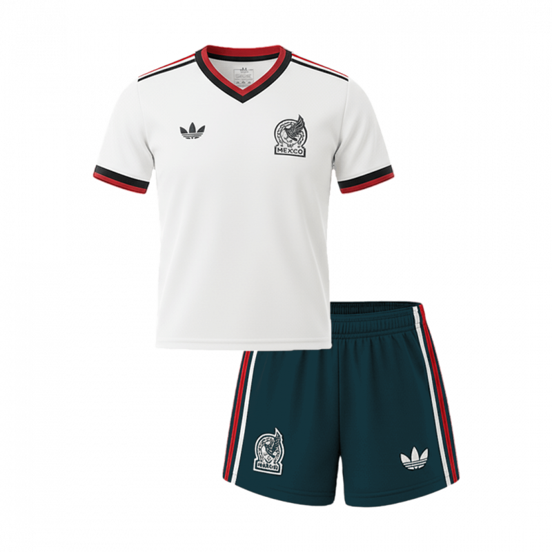 kit enfant Mexico 2026 extérieur blanc