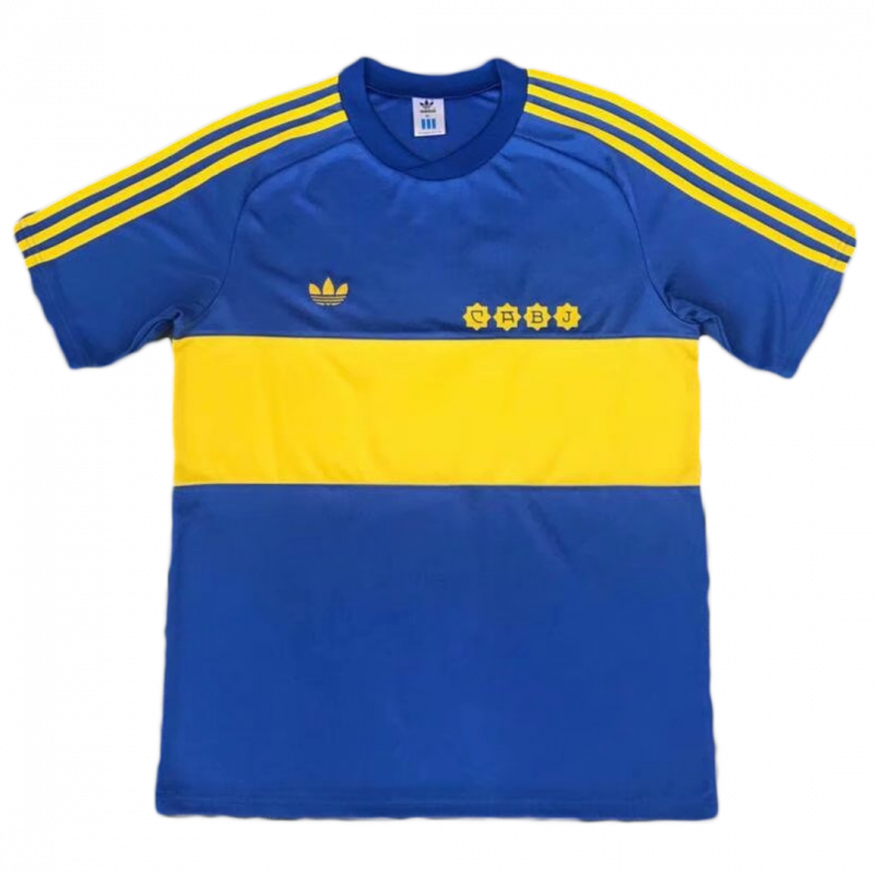 maillot Boca Juniors 1981 domicile bleu Retro
