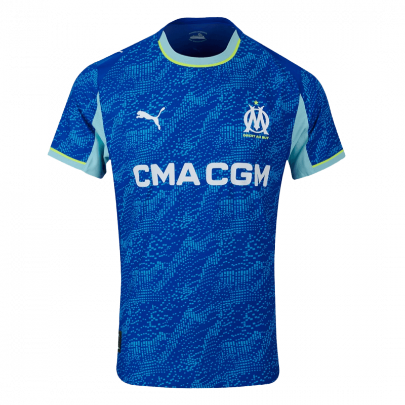 maillot Marseille 2025/26 troisième bleu version joueur