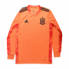 Spain 2020 Goalkeeper Pink manches longues Goalkeeper Jersey