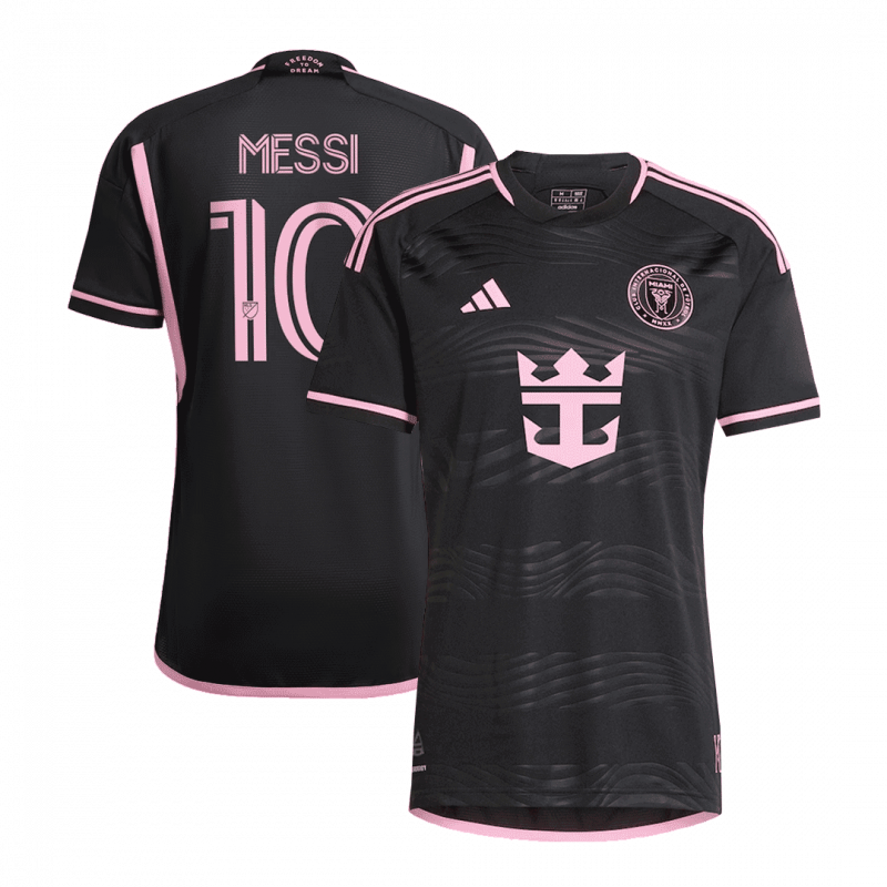 maillot MESSI #10 Inter Miami CF 2024 extérieur noir version joueur