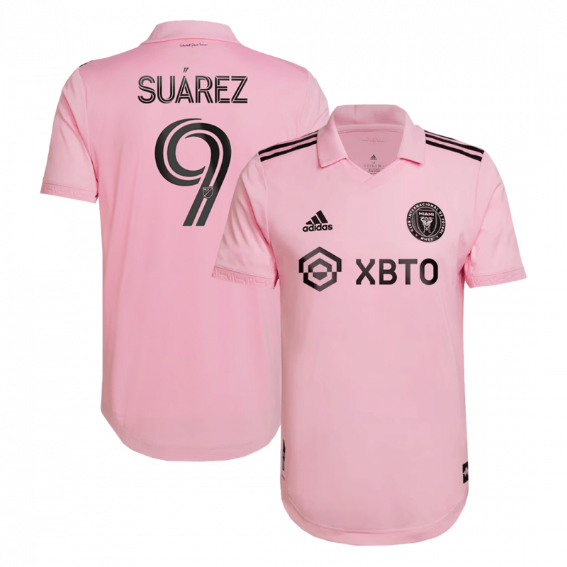 maillot SUAREZ #9 Inter Miami CF 2022 domicile rose Player Version