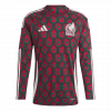 maillot Mexico 2024 domicile rouge manches longues
