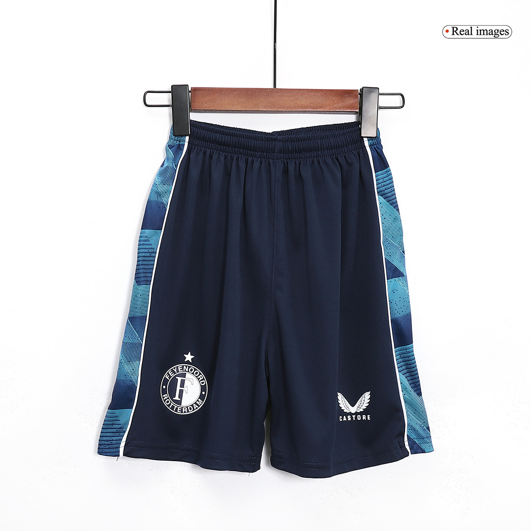 kit enfant Feyenoord 2023/24 extérieur bleu