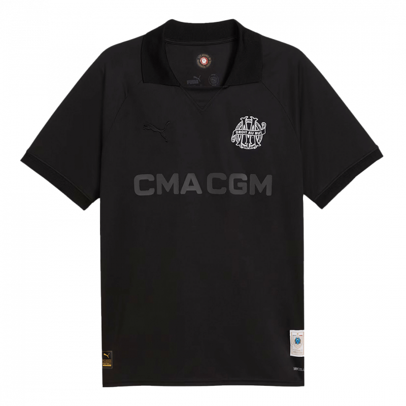 Marseille 2024/25 Goalkeeper noir Goalkeeper Maillot