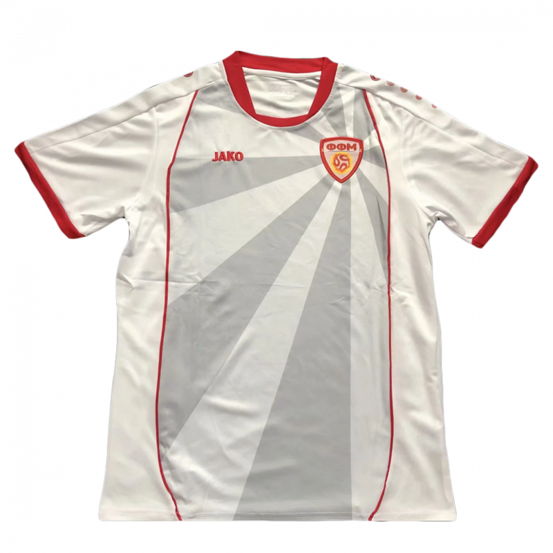 maillot Macedonia 2021 extérieur blanc
