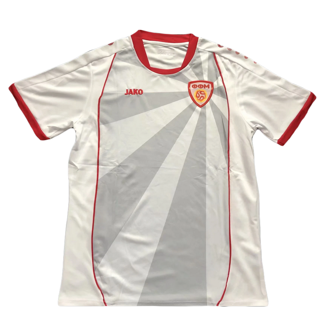 maillot Macedonia 2021 extérieur blanc