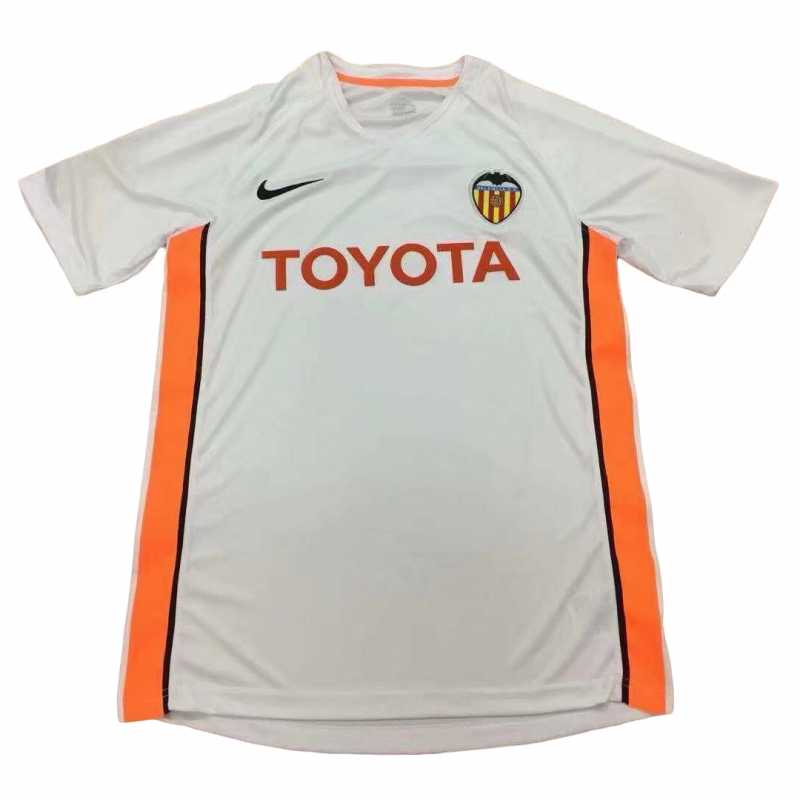 maillot Valencia 2006 domicile blanc Retro