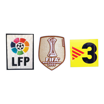 1993-2016 Retro Spanish badge La Liga & 2009 Club Coupe du monde & TV3 badge