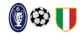 Retro Honor 6 Cups badges & Retro UCL & Retro Scudetto
