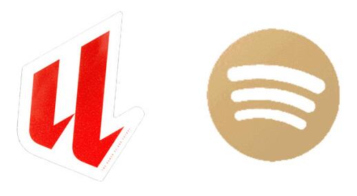badge La Liga 24/25 & logo Spotify sans texte (doré) & AMBILIGHT tv