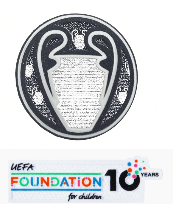 UCL Champion (PSG) & badge Fondation UEFA 10 ans