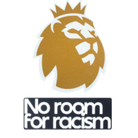 24/25 Premier League Champion badge & No Room For Racism