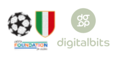 UCL & Scudetto & badges Fondation UEFA & digitalbits Sponsor