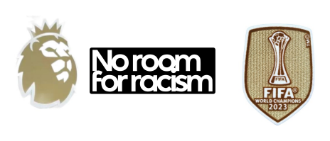 23/24 Premier League Champion badge(New) & No Room For Racism & CWC Champions 2023 badges