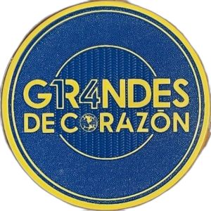 Club America Grandes De Corazon bleu badge