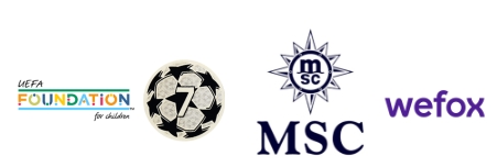 UCL 7 & badges Fondation UEFA & MSC & Wefox Sponsor