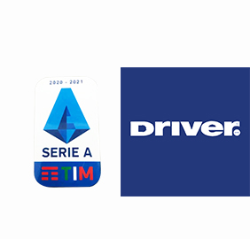 20/21 Italian Serie A & Driver Sponsor(blanc)badge