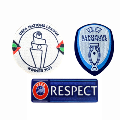 New 2019 UEFA Ligue des nations Winner & New Eurp Cup Champions & badge Respect