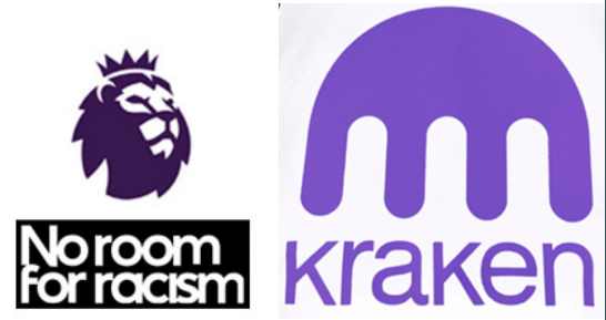 badge Premier League (nouveau) 23/26 & No Room For Racism & KRAKEN Sponsor (bleu)