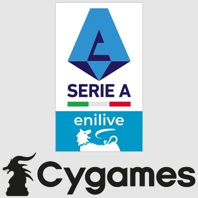 25/26 Serie A badge & Cygames Sponsor(domicile)