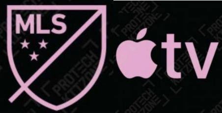 23/24 Inter Miami MLS extérieur Badge & Apple TV(Pink)