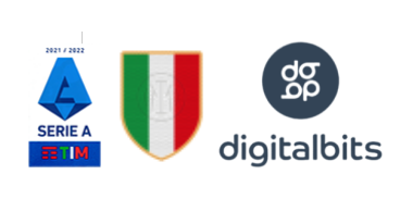 21/22 Italian Serie A & Scudetto(Inter Milan) badges & digitalbits Sponsor
