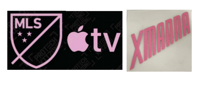 Inter Miami MLS extérieur Badge & Apple TV(Pink) & XMANNA