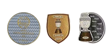 Copa America 2021 Final & CONMEBOL CAMPEON 2019 & 9 Cup badges