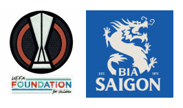 UEFA Europa League & badges Fondation UEFA & Sabeco Sponsor