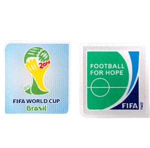 2014 Brazil Coupe du monde & FOOTBALL FOR HOPE badges