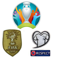 19-20 UEFA EURO qualifications & 2018 Coupe du monde Champion badge & badges Respect