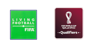 2022 Qatar Coupe du monde Qualifications & Living Football Badges