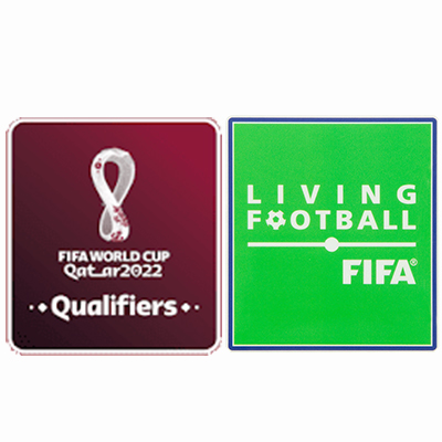 2022 Russia Coupe du monde qualifications & Living Football badges