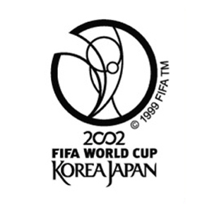 2002 Korea Japan Coupe du monde badges(noir) Right