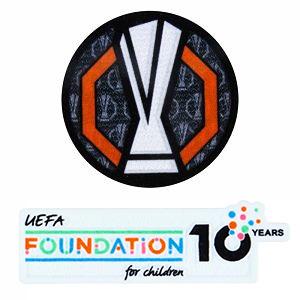 25/26 UEFA Europa League & UEFA Foundation 10 ans Badge