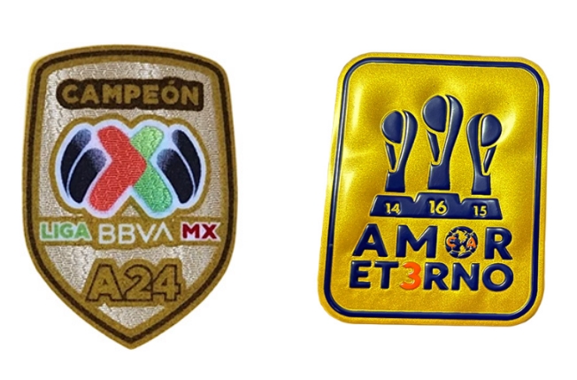 LIGA MX A24 & AMOR ET3RON(Doré) badge
