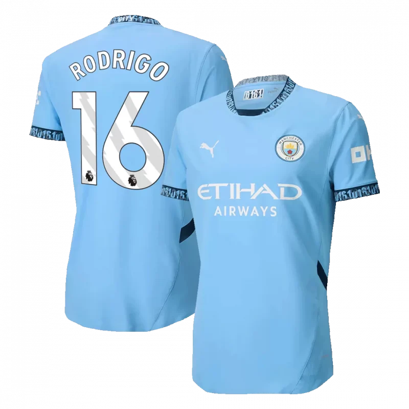 RODRIGO #16 Manchester City maillot de football domicile authentique