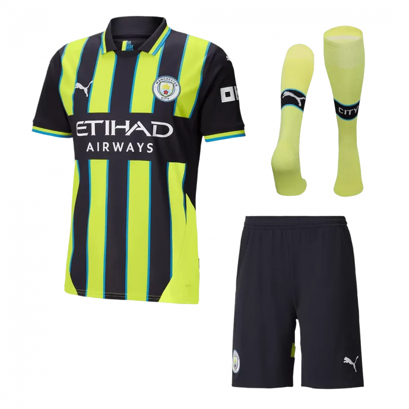 Manchester City maillot extérieurs kit complet