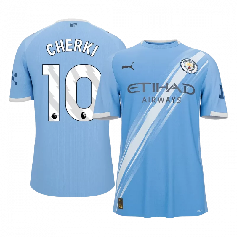 CHERKI #10 Manchester City maillot de football domicile 2025/26