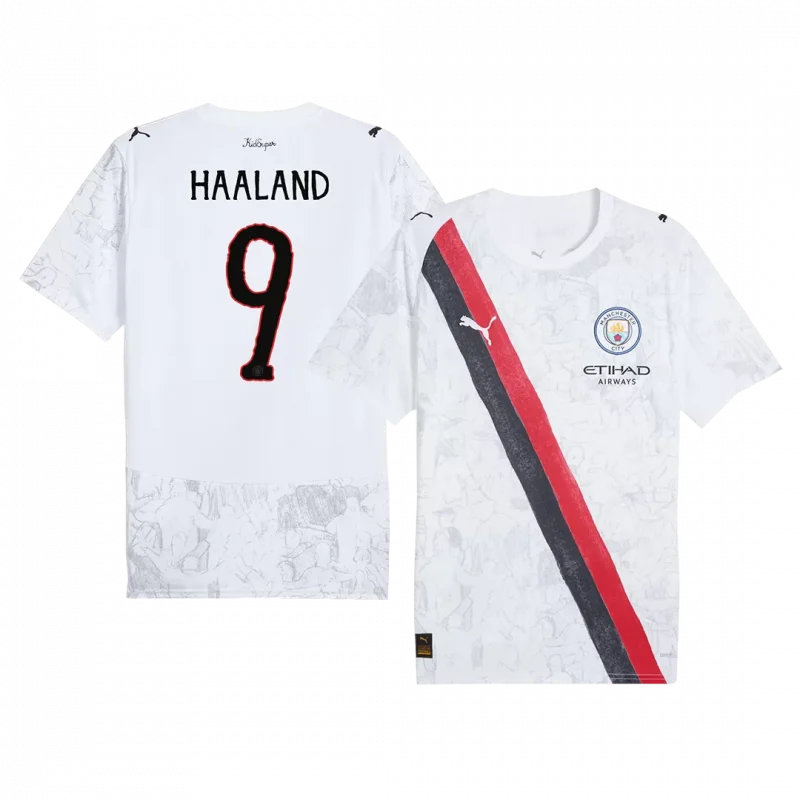 HAALAND #9 Manchester City KidSuper maillot de football 2025/26 - Club Coupe du monde